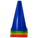Tunturi Training Cone Set, 10pcs, 23cm, Multicolor